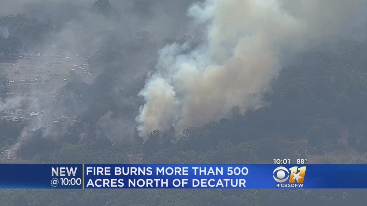 Crews Battle Wildfires Across North Texas - YouTube