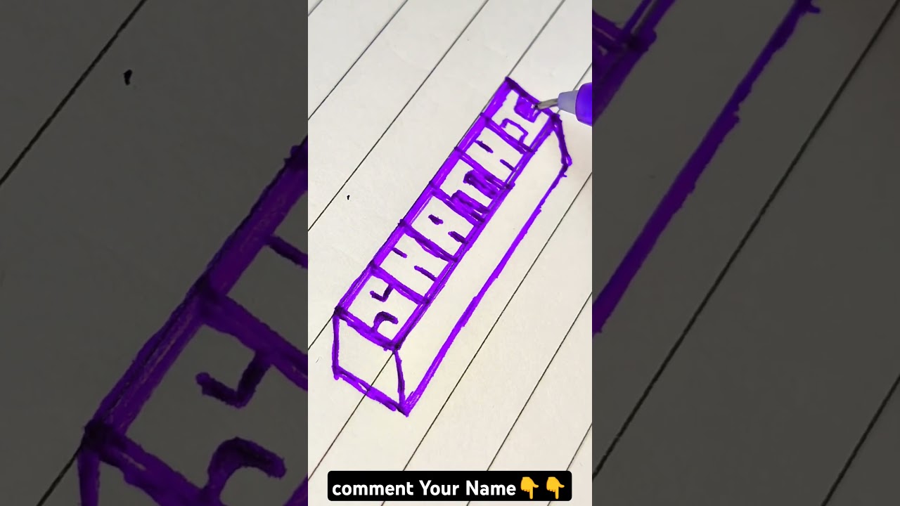 Shathi 3D Name Art 🎨 | Creative Typography Design