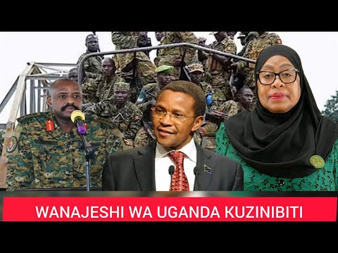 WANAJESHI WA UGANDA KUZINIBITI MAANDAMANO TANZANIA Soldiers From Uganda Arrive In Tanzania Live