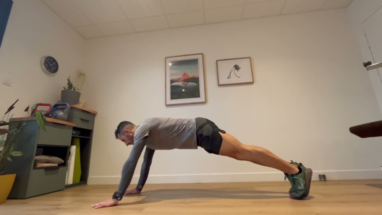 Planche ventrale statique Genou