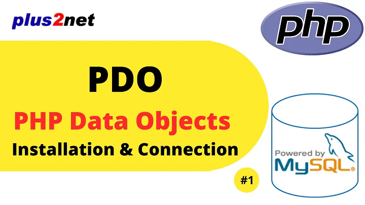 PHP Data Object PDO installation or enable and creating connection string to manage MySQL database