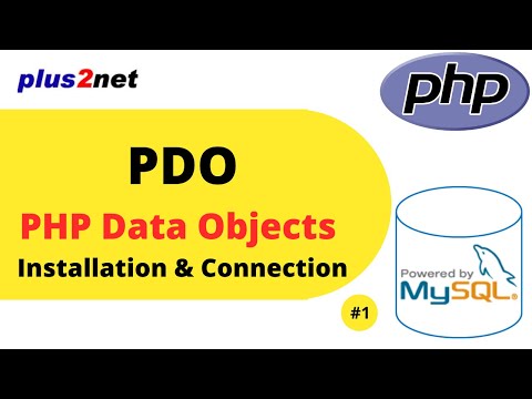 PHP Data Object PDO installation or enable and creating connection string to manage MySQL database