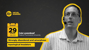 Caio Lewenkopf - Strongly disordered and amorphous topological insulators