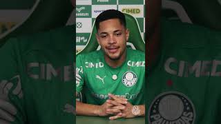 Entrevista de Vitor Roque no Palmeiras