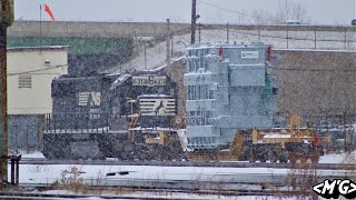 High and Wide Crawls Through Snow Flurries