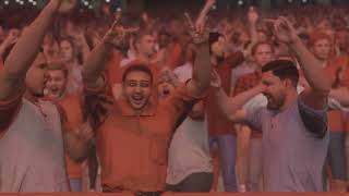 EA SPORTS College Football 26 Texas Longhorns Entrance Nighttime