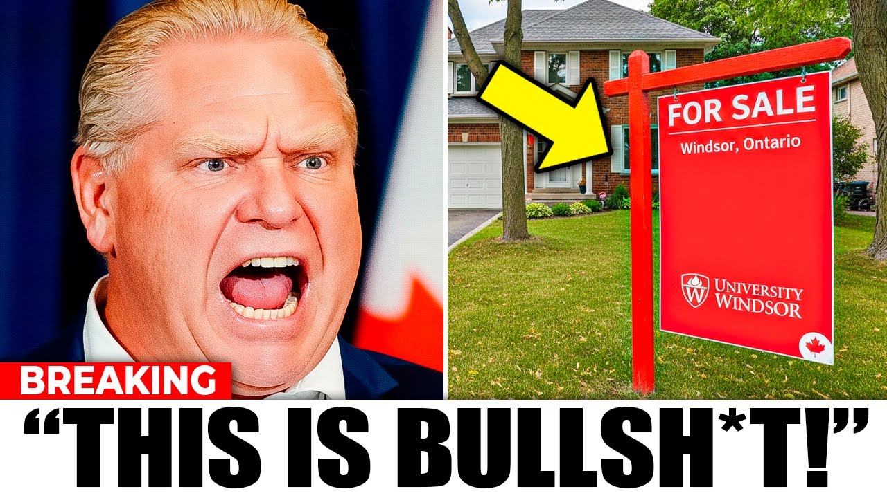 Премьер Онтарио в ярости из-за краха рынка жилья в Виндзоре