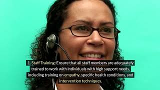 Intervention Development - programme planning for individuals with high support needs.
