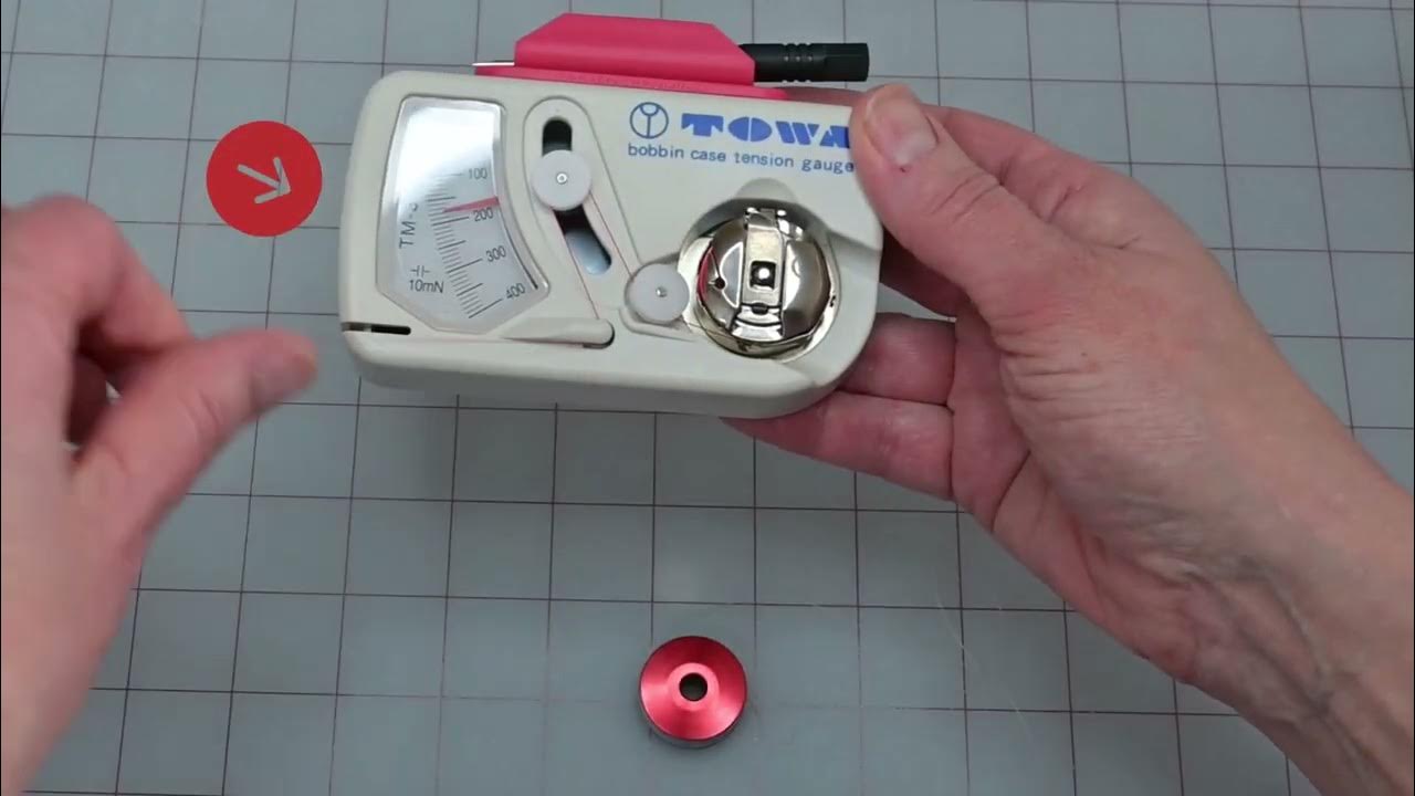 How to use a Towa Tension Bobbin Gauge YouTube