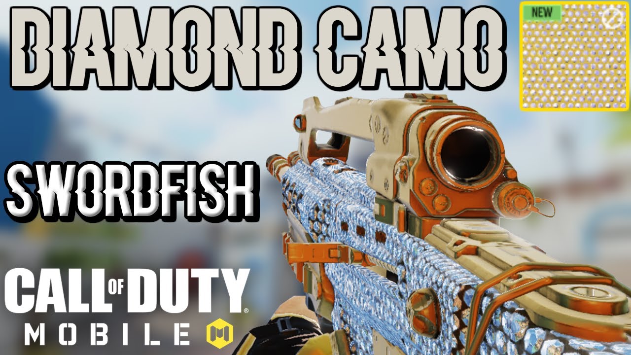 UNLOCKING DIAMOND CAMO FOR THE SWORDFISH ASSAULT RIFLE GAMEPLAY in CALL OF DUTY MOBILE | COD Mobile