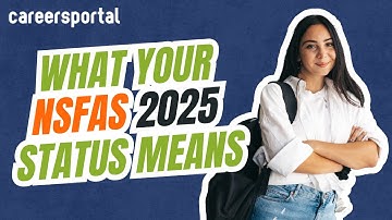 What Your NSFAS 2025 Application Status Means | Careers Portal