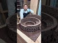 大工が本気でチョコレートでコロッセオとモン・サン・ミシェル作ってみた！【総集編】最後はみんなで美味しく頂きました😋#大工が本気で作る #バレンタイン