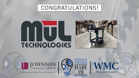 2020 Coolest Thing Made in Wisconsin | Mobile Autonomous Robotic Cart | MuL Technologies