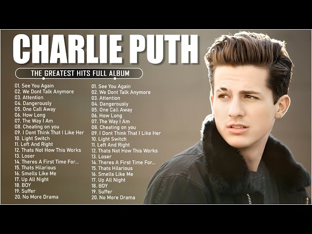 Charlie Puth Greatest Hits Full Album 2024 🎸 Charlie Puth Best Songs Playlist 2024 class=