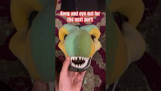 Making a dino mask part 4 #fursuit #dinomask #fyp #antizoo #furry #art #fursuitmaker #therian #howto