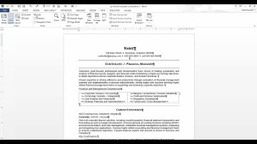 MS Word - Right Tab Walkthrough