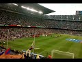 FC Barcelona - Osasuna. Players entering the pitch.