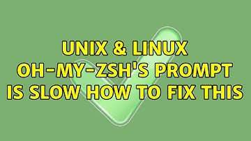 Unix & Linux: oh-my-zsh