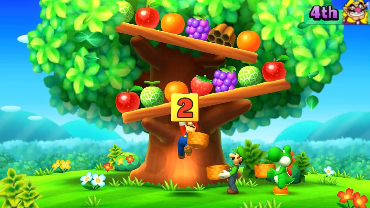 Mario Party The Top 100 - Top Dangerous Minigames - Mario vs Luigi vs Wario vs Yoshi