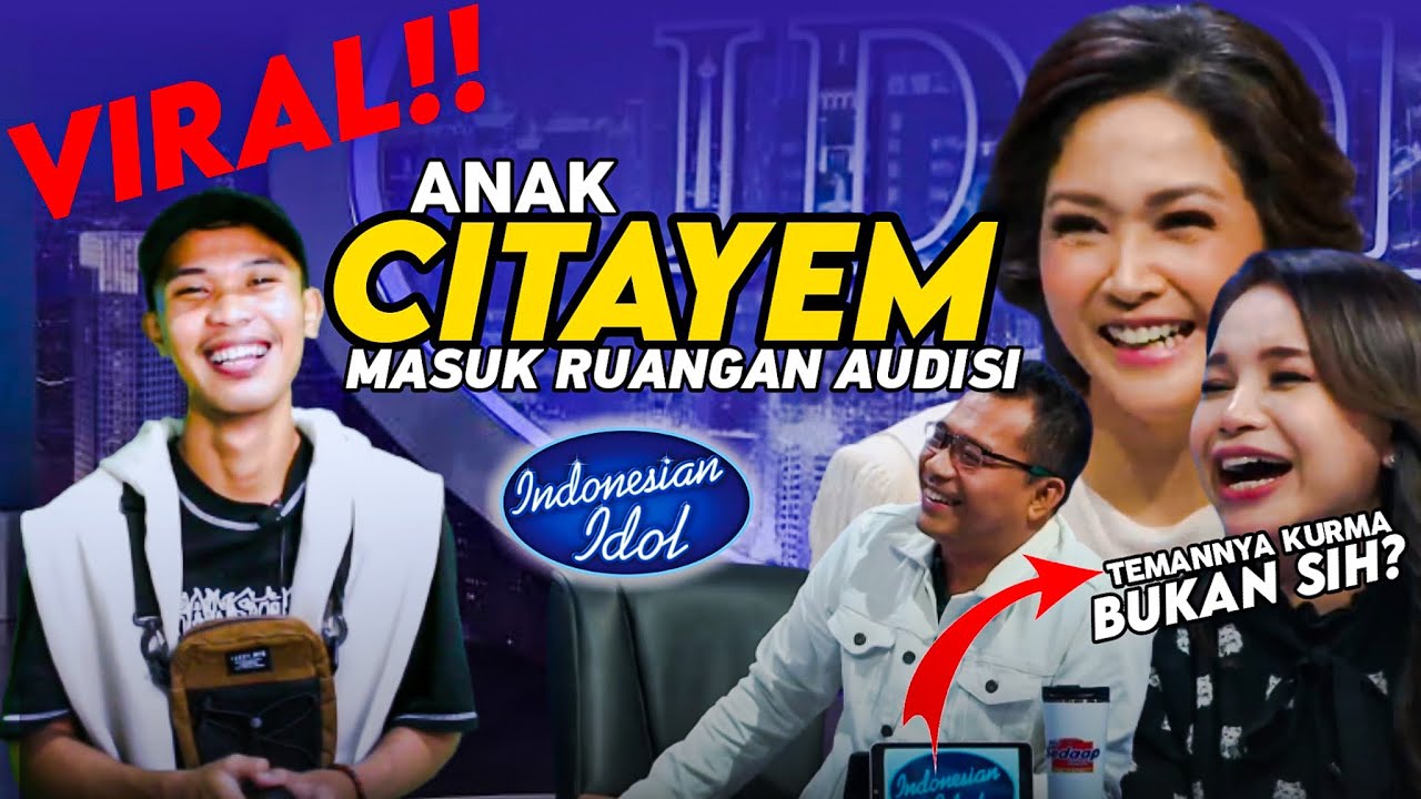VIRAL ‼️ANAK CITAYEM MASUK RUANGAN AUDISI INDONESIAN IDOL DAN BAWAKAN LAGU SCBD PARODI