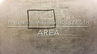 Celebrity Finding A Missing Side Length: Area Wealth