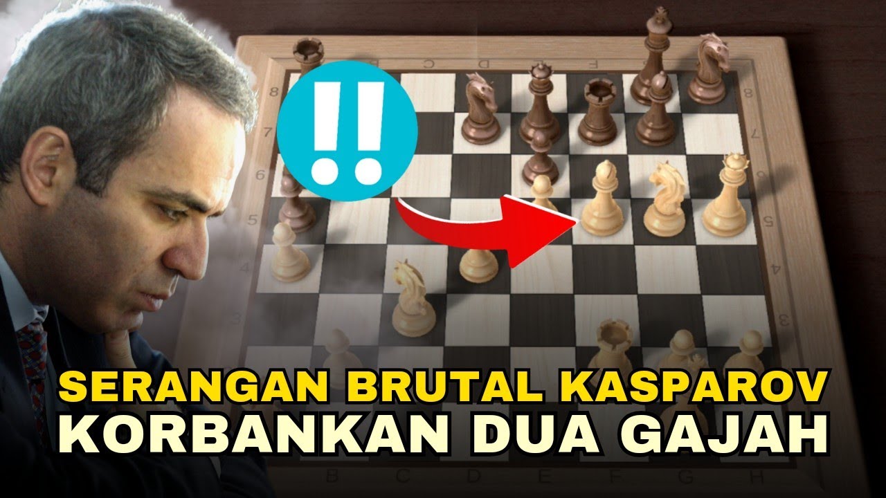 DUA GAJAH JADI KORBAN KEBRUTALAN KASPAROV - Garry Kasparov vs Semon Palatnik 1978