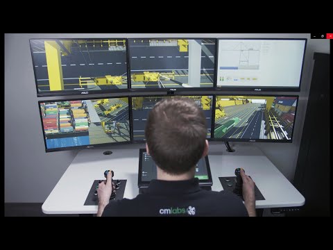 Remote Operating Station (ROS) Simulator from CM Labs