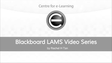 LAMS Video 1: Getting started with LAMS.