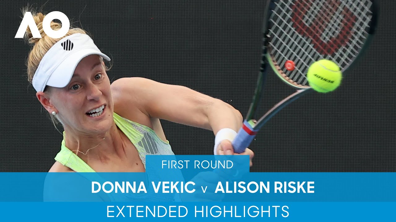 Donna Vekic v Alison Riske Extended Highlights (1R) | Australian Open 2022
