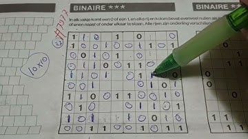 (#7977) Saturday. Binary01 Sudoku puzzle. Bonus Extra edition. 02-10-2024 Extra part 3 of 4