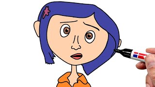 How to Draw Coraline (Easy)