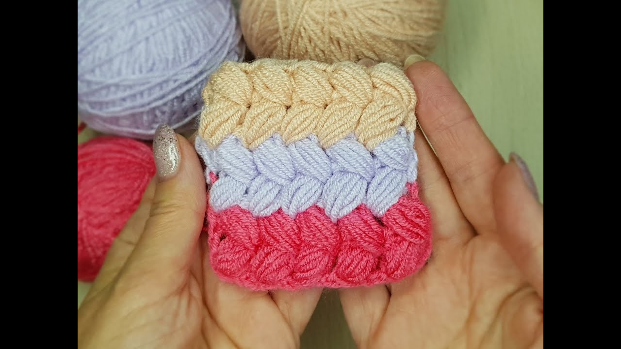 Puffy Crochet Braids. Pattern for a Hat or a Warm Sweater CROCHET