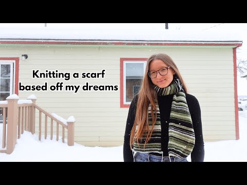 2024 Dream Scarf: How I knit a scarf based off a year of dreams!