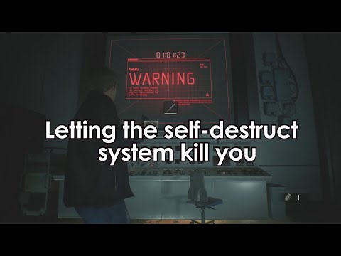 Letting The Self Destruct System Kill You - RESIDENT EVIL 2 REMAKE