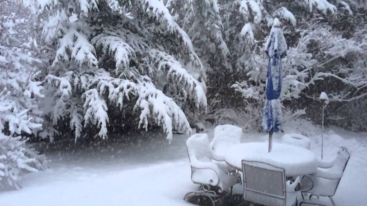 Late March Reno Snowfall HD YouTube