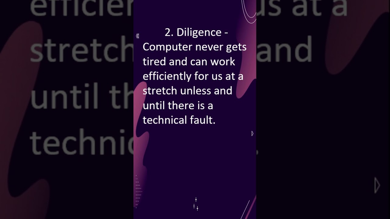 Advantages of Computer 
