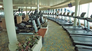 Adventure of the Seas Vitality Fitness Center - Royal Caribbean Cruise Ship Gym Tour