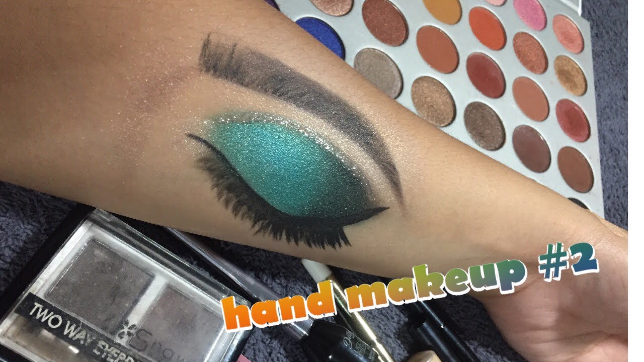 How to do Hand Makeup using Jaclyn Hill Palette Agnes Calzado YouTube