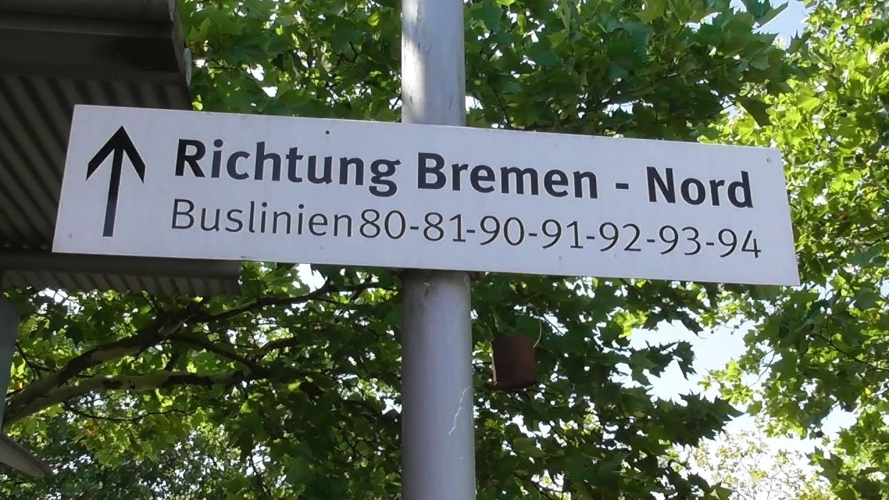 Bremer Straßenbahn AG. Linie 92. Gröpelingen - Bf Lesum - Rönnebeck (10/2018)