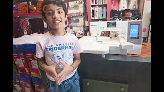 Best Sewing Machine for Embroidery? Usha MC550e demo. @Electronicfarmer