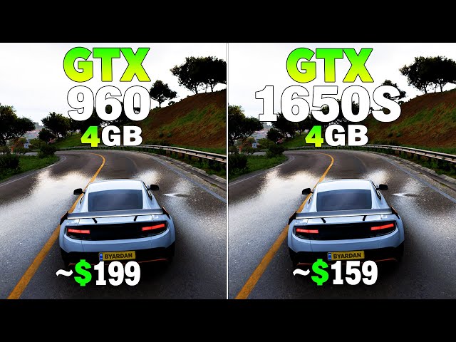 GTX 960 Vs GTX 1650 Super - Test in 12 Games - YouTube
