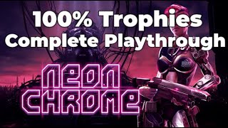 Neon Chrome - 100% Trophies Complete Playthrough screenshot 4
