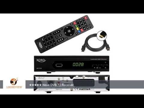 Xoro HRT 7620 FullHD HEVC DVBT/T2 Receiver (HDTV, HDMI, PVR, SCART, USB 2.0, LAN) + 44 dB DVB- T2