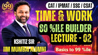 Famous CAT-26 | Time and Work – 80 %ile Builder | Lecture 2 of 5 Net Worth