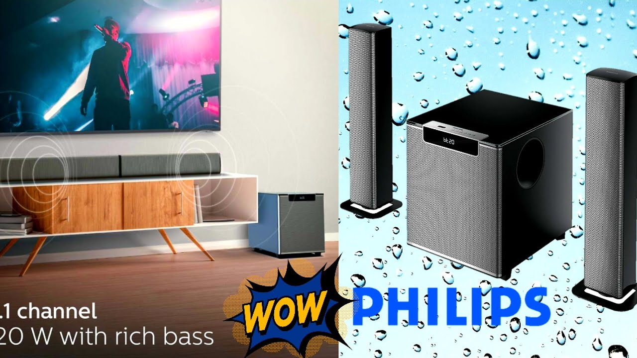 Philips Audio MMS2220B 2.1 Speaker 5.1 