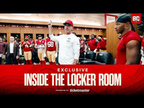 Go Inside the 49ers Locker Room Following Week 3 vs. Cardinals