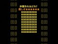 仲間外れはどれ？ #脳トレ #まちがいさがし