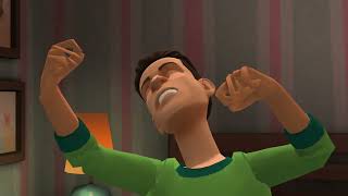 Plotagon Laziness S3 E15 Klic Loo Screams At Late Night Gounded