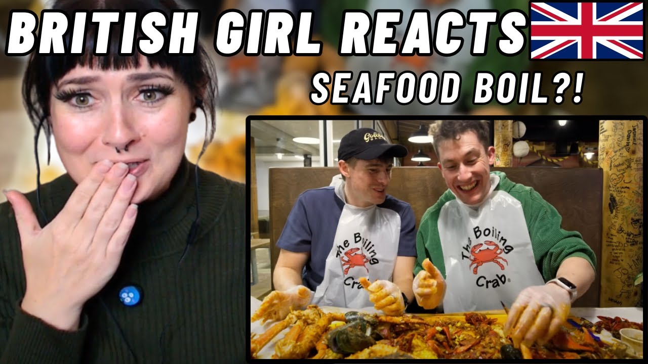 Реакция БРИТАНСКОЙ девушки на то, что двое британцев попробовали НАСТОЯЩИЕ МОРЕПРОДУКТЫ!!