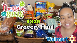 Walmart Grocery Haul $325 Winter Break Edition For A Large Family by Life As Teisha Marie 149 views 4 months ago 8 minutes, 51 seconds